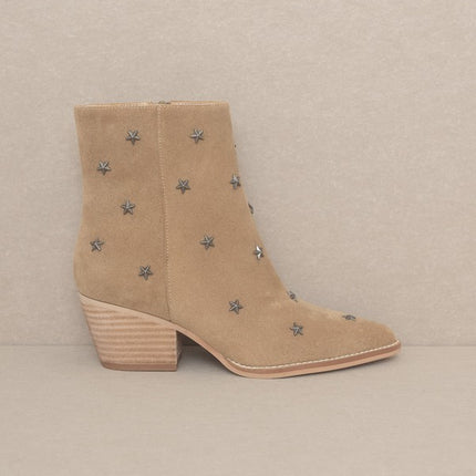 Star Studded Western Fashion Shoes Boots - Accessoriesforever