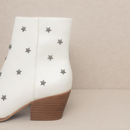 Star Studded Western Fashion Shoes Boots - Accessoriesforever