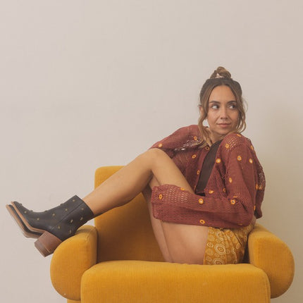 Star Studded Western Fashion Shoes Boots - Accessoriesforever