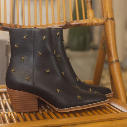 Star Studded Western Fashion Shoes Boots - Accessoriesforever