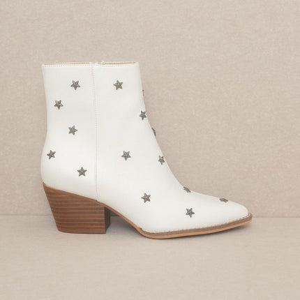 Star Studded Western Fashion Shoes Boots - Accessoriesforever