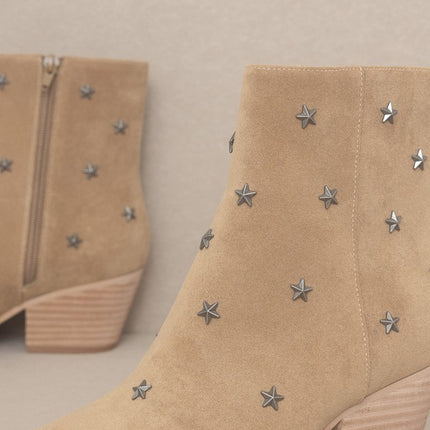 Star Studded Western Fashion Shoes Boots - Accessoriesforever
