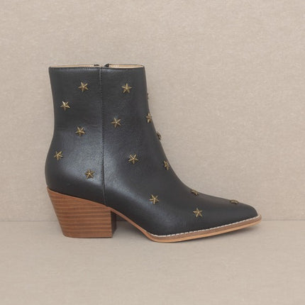 Star Studded Western Fashion Shoes Boots - Accessoriesforever
