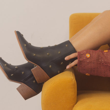 Star Studded Western Fashion Shoes Boots - Accessoriesforever