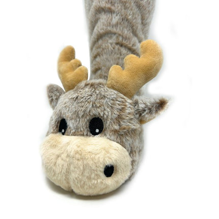Moose Up Cozy Warm Women's Plush Animal Slipper Socks