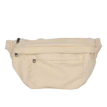 Chic Stylish Solid Oversize Canvas Crescent Fashion Sling Bag - Accessoriesforever