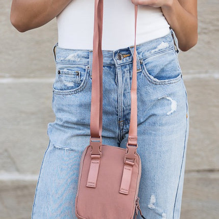 Stylish Clippable Removable Coin Pouch Case Crossbody Bag