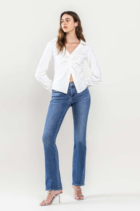 Low Rise Slim Bootcut Jeans - Accessoriesforever