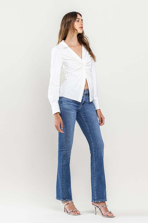 Low Rise Slim Bootcut Jeans - Accessoriesforever