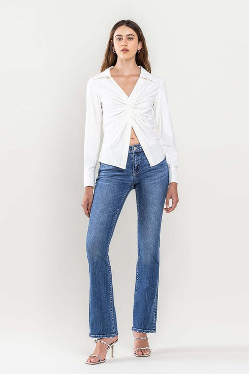 Low Rise Slim Bootcut Jeans - Accessoriesforever