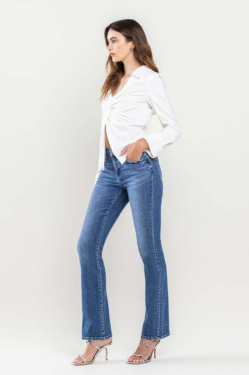 Low Rise Slim Bootcut Jeans - Accessoriesforever