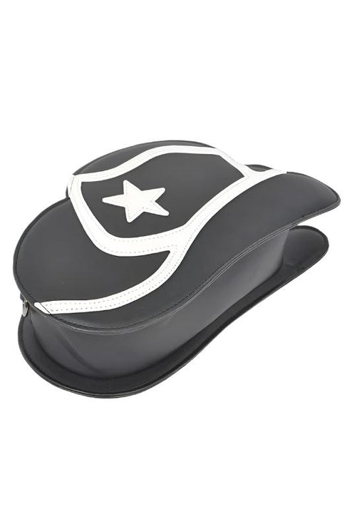 Cowboy Hat Shape Western Style Fashion Statement Iconic Swing Crossbody Bag