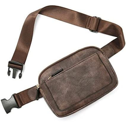 Simple Classic Stylish Leather Everyday Belt Sling Bag - Accessoriesforever