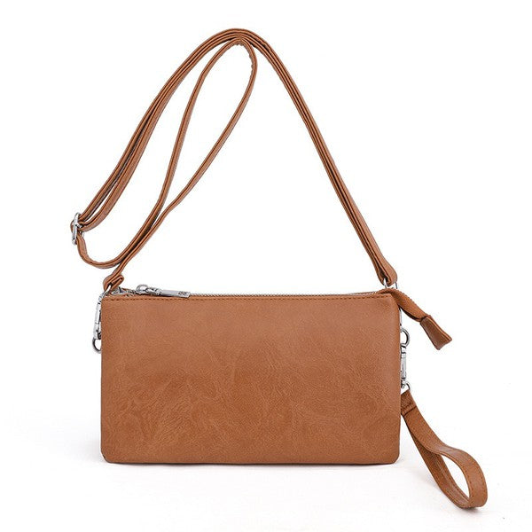 Sleek Convertible Compact Crossbody Bag - Accessoriesforever