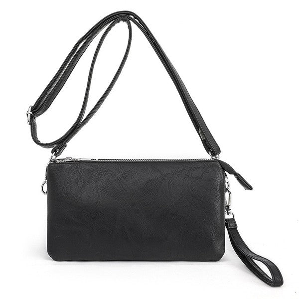 Sleek Convertible Compact Crossbody Bag - Accessoriesforever