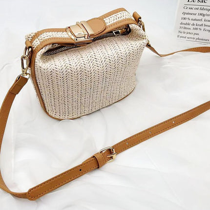 Chic Boho Crochet Top Handle Crossbody Bag - Accessoriesforever