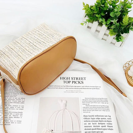 Chic Boho Crochet Top Handle Crossbody Bag - Accessoriesforever