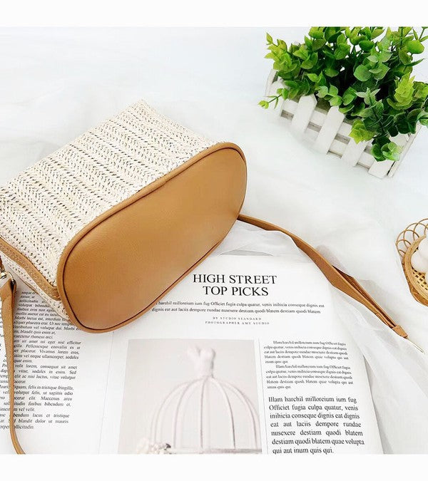 Chic Boho Crochet Top Handle Crossbody Bag - Accessoriesforever