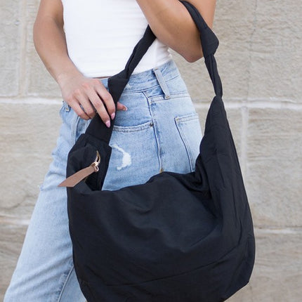Spacious Casual Carryall Oversized Nylon Messenger Bag