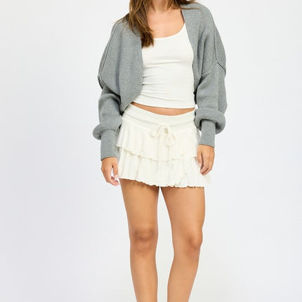 Cozy Layering Knit Oversized Shrug Sweater Cardigan