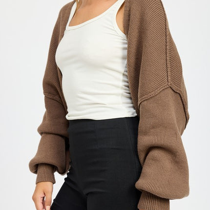 Cozy Layering Knit Oversized Shrug Sweater Cardigan