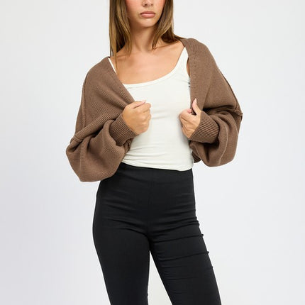 Cozy Layering Knit Oversized Shrug Sweater Cardigan