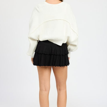 Cozy Layering Knit Oversized Shrug Sweater Cardigan