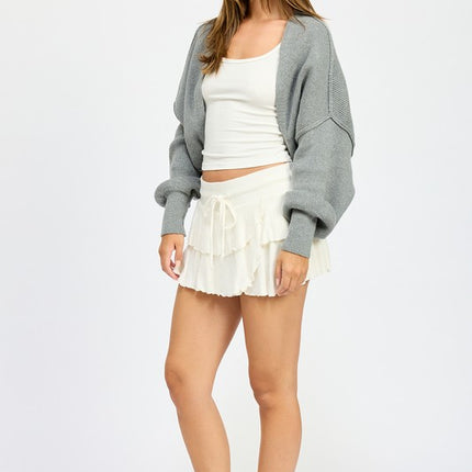 Cozy Layering Knit Oversized Shrug Sweater Cardigan