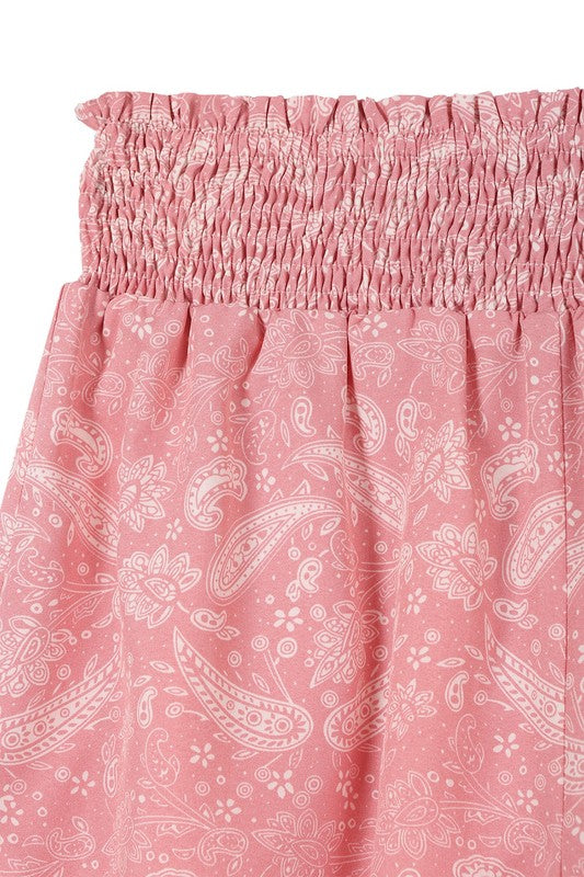 Cute Casual Stylish Paisley Print Fashion Shorts
