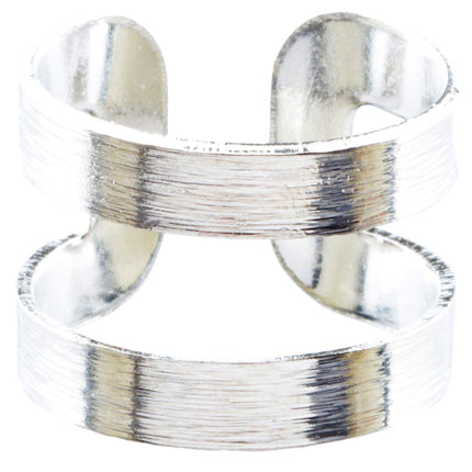 Modern Fashion Contemporary Open Band Wrap Around Design Ring - Accessoriesforever