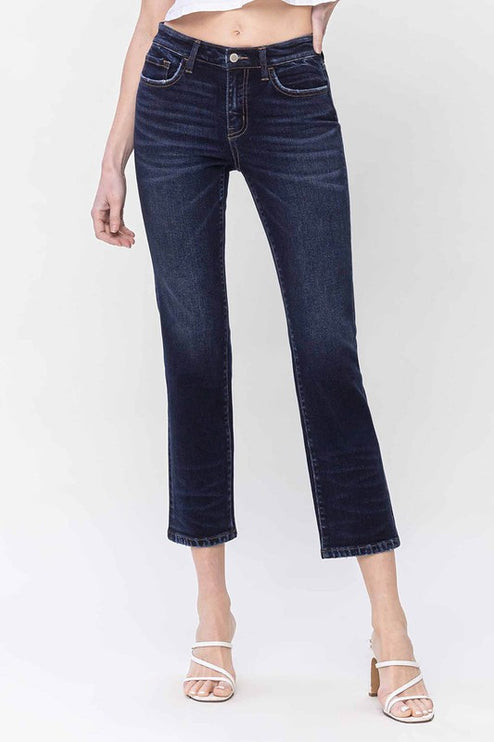 Mid Rise Slim Straight Jeans - Accessoriesforever