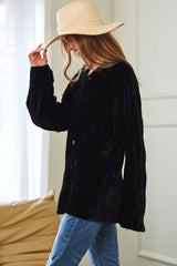 Classic Loose Fit Long Sleeve Fashion Top Shirt