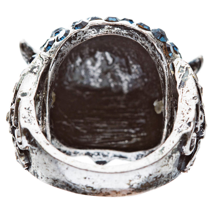 Owl Animal 3D Crystal Rhinestone Stretch Ring - Accessoriesforever