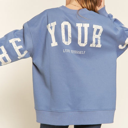 Be Yourself Long Sleeve Sweatshirt