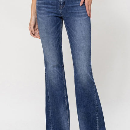 High Rise Flare W/Insert Panel Details - Accessoriesforever