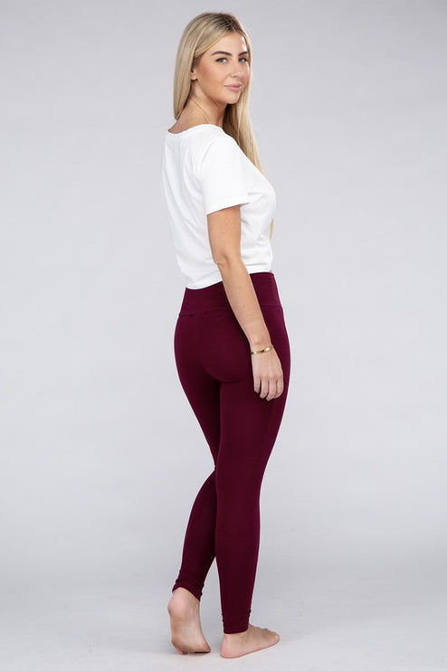 High-Waisted Active Leggings with Concealed Pockets for Essentials