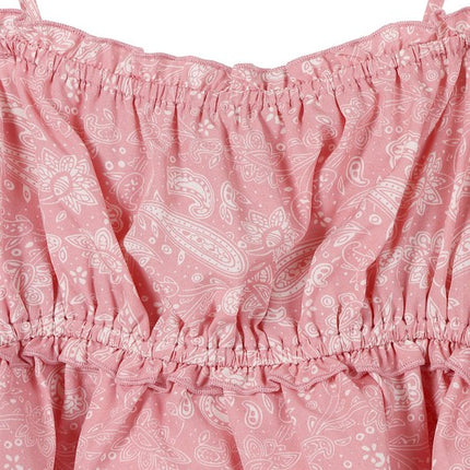 Cute Casual Stylish Paisley Print Sleeveless Fashion Top - Accessoriesforever