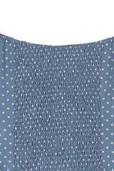 Beautiful Stylish Polka Dot Puff Sleeve Fashion Crop Top