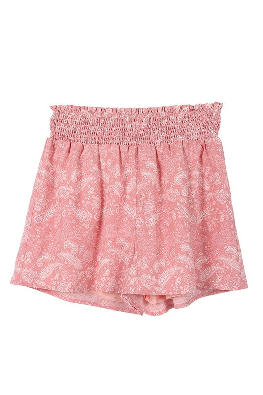 Cute Casual Stylish Paisley Print Fashion Shorts
