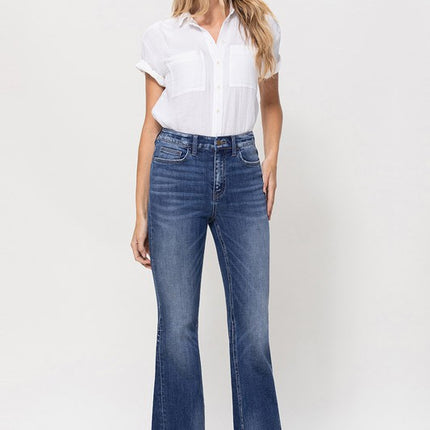 High Rise Flare W/Insert Panel Details - Accessoriesforever