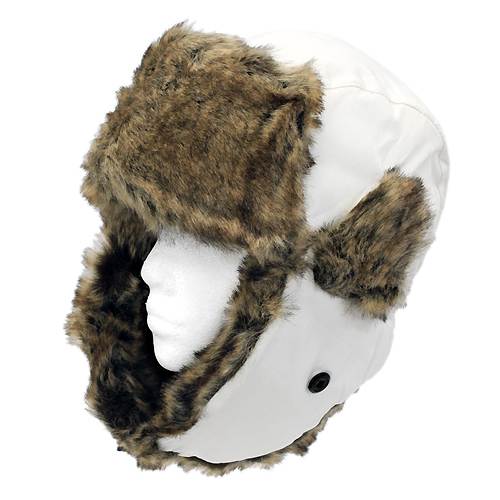 Brown Faux Fur Trooper Avator Trapper Cold Weather Winter Ski Cap Hat