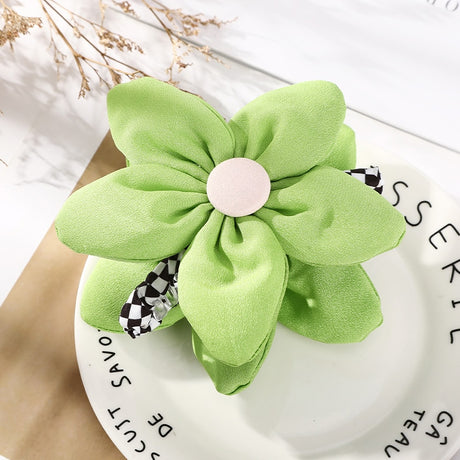 Sweet Cute Large Flower Floral Fashion Hair Jewelry Clip Claw