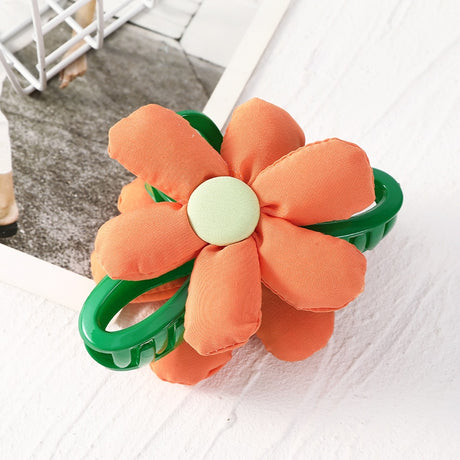 Sweet Cute Large Flower Floral Fashion Hair Jewelry Clip Claw