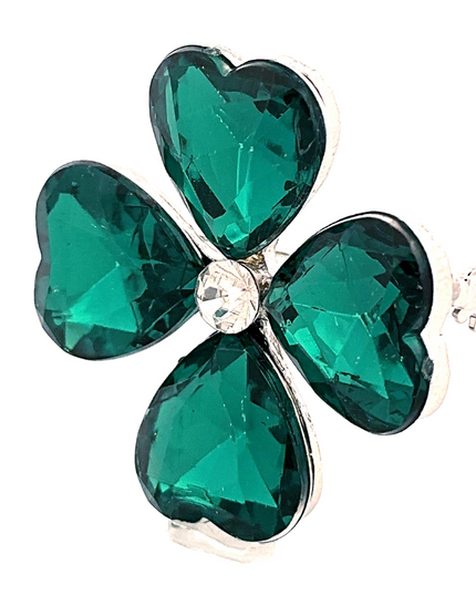 St. Patrick's Lucky Clover Fashion Pendant Charm Brooch Pin