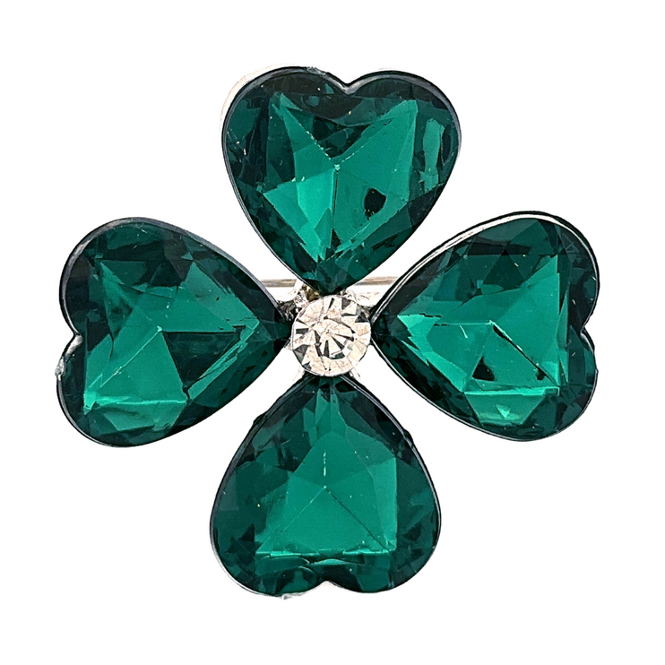 St. Patrick's Lucky Clover Fashion Pendant Charm Brooch Pin