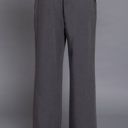 Elastic Back Straight-Leg Woven Pants