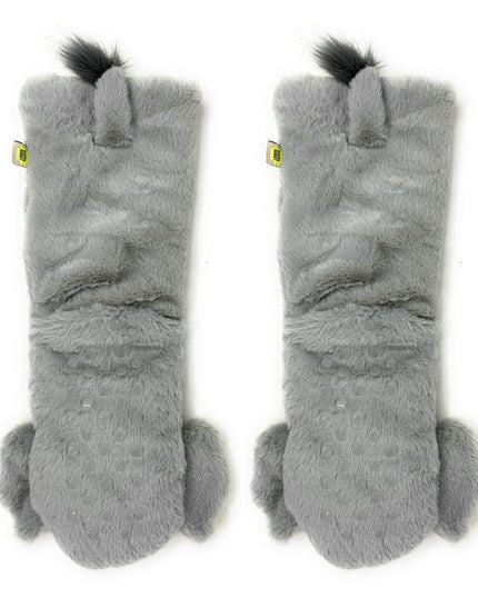 My Elephant Cozy Warm Women's Plush Animal Slipper Socks