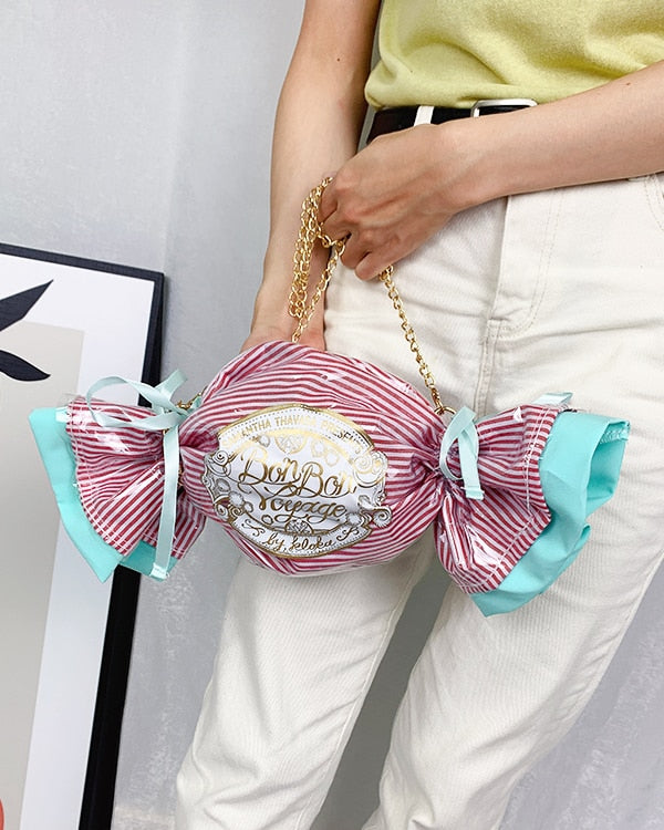 Cute Adorable Candy Shape Fashion Clutch Purse Shoulder Crossbody Handbag Bag
