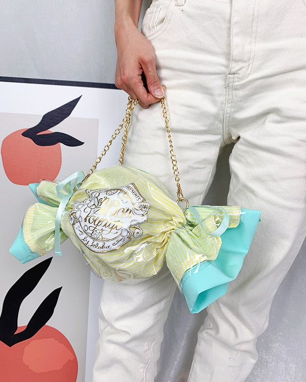 Cute Adorable Candy Shape Fashion Clutch Purse Shoulder Crossbody Handbag Bag