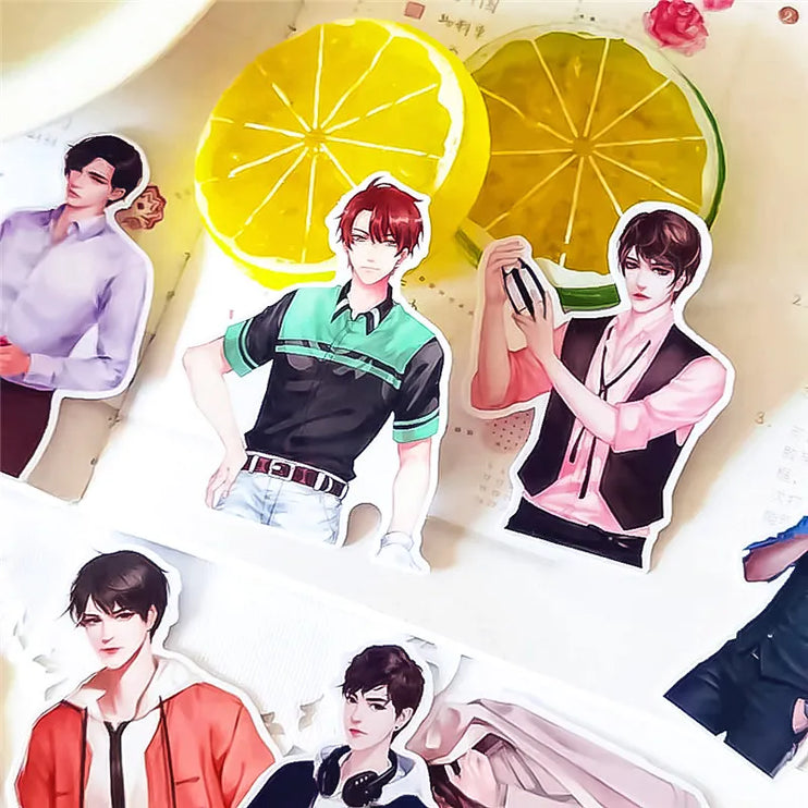 16pcs Street Fashion Boys Girls Scrapbooking DIY Craft Decor Journal Stickers - Accessoriesforever